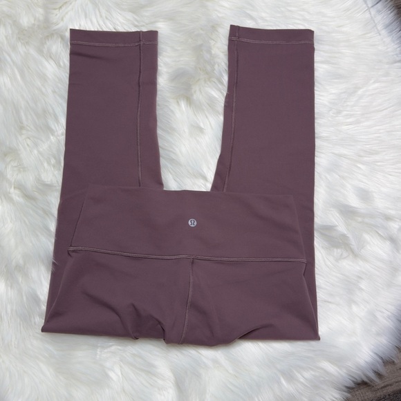 LULULEMON Wunder Under Crop Hi-Rise 21" Antique Bark Mauve Purple - Picture 2 of 4